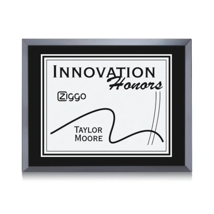 Avonlea Everett Plaque - Black Silver #2