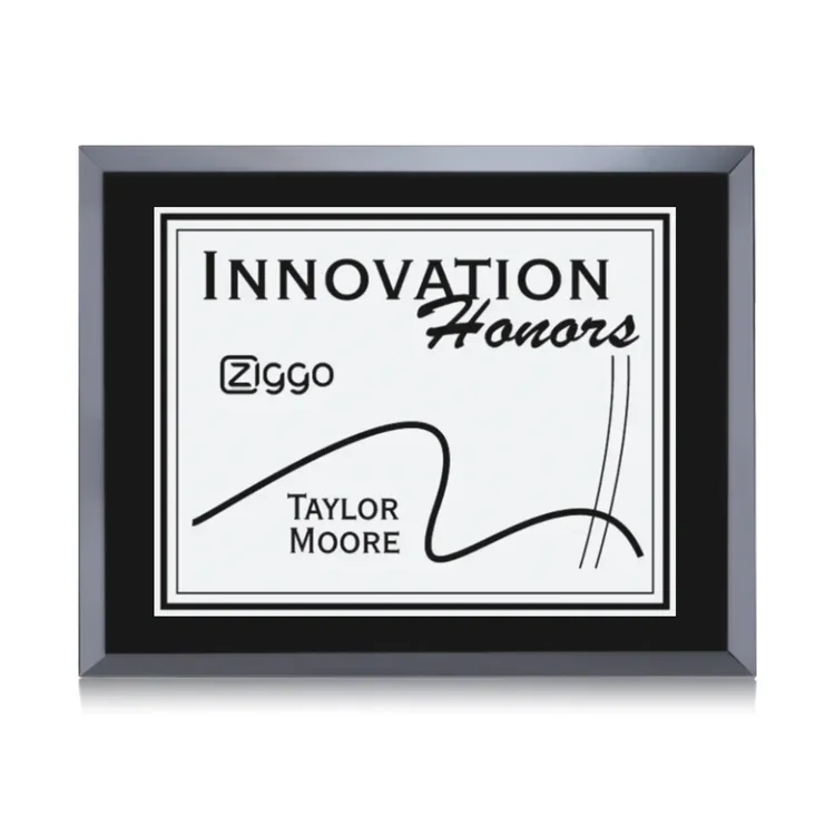 Avonlea Everett Plaque - Black Silver #3