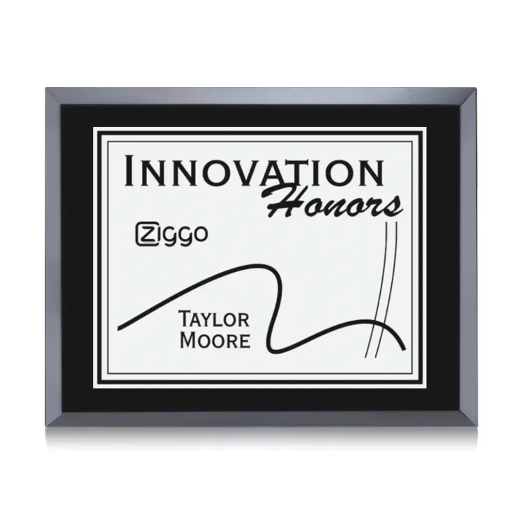 Avonlea Everett Plaque - Black Silver #4