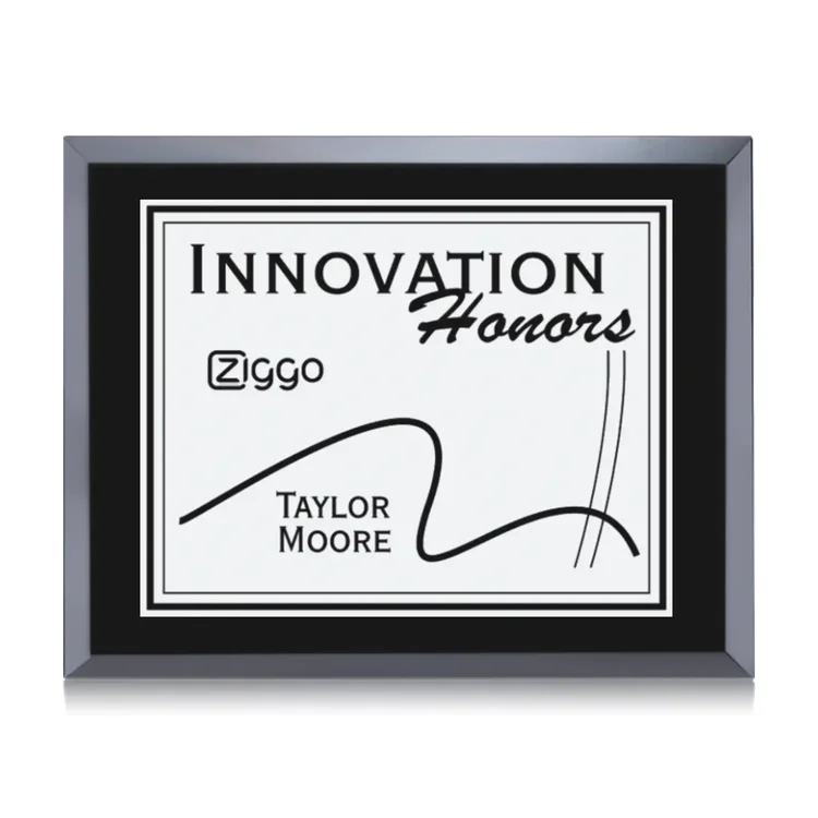 Avonlea Everett Plaque - Black Silver #5