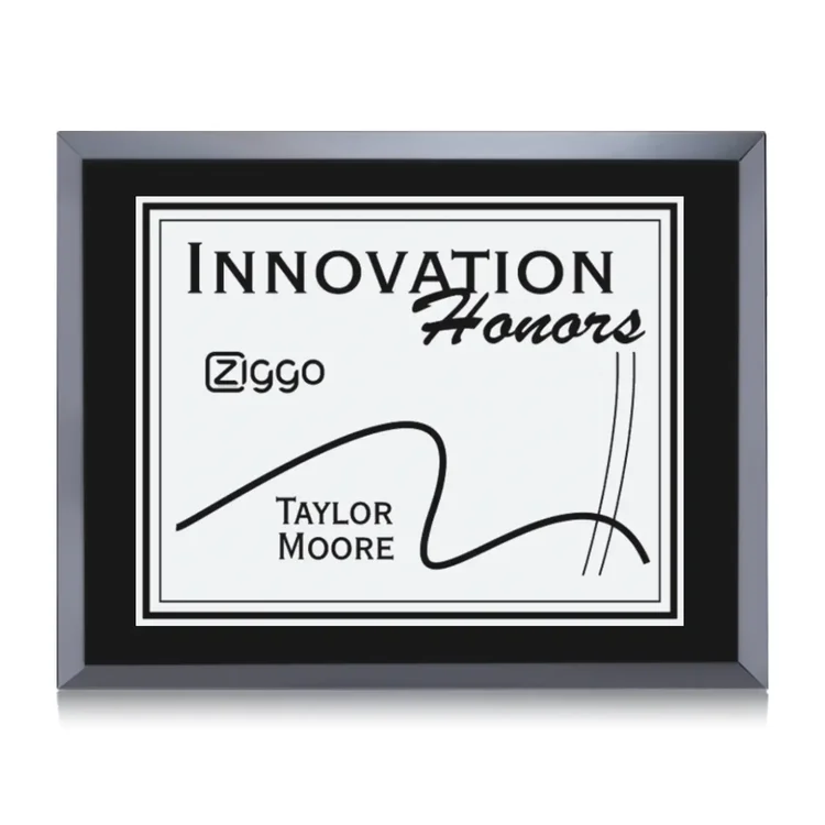 Avonlea Everett Plaque - Black Silver #6