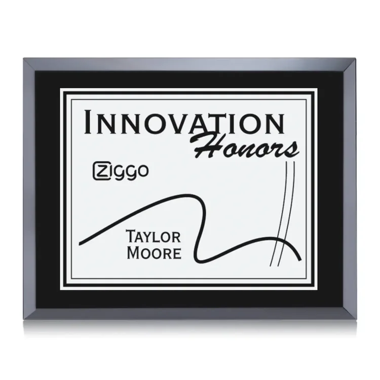 Avonlea Everett Plaque - Black Silver #7