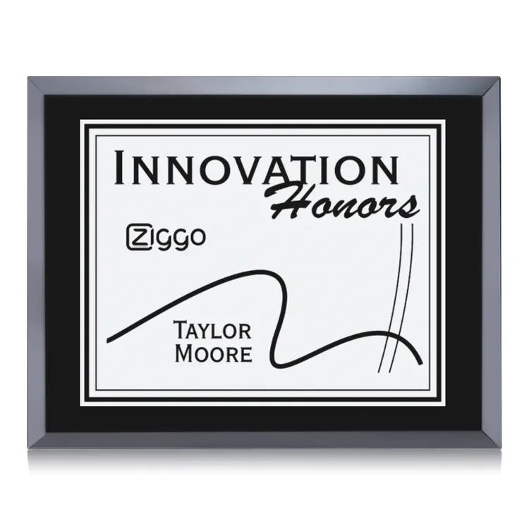 Avonlea Everett Plaque - Black Silver #8