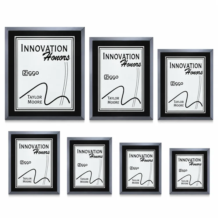 Avonlea Everett Plaque - Black Silver