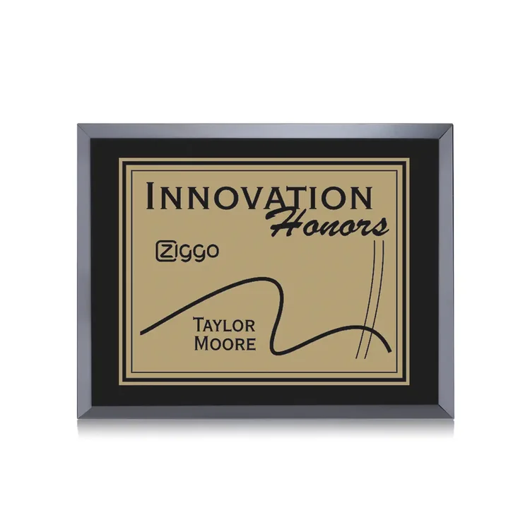 Avonlea Everett Plaque - Black Gold #2