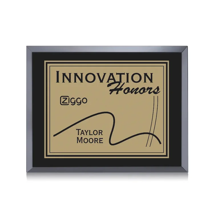 Avonlea Everett Plaque - Black Gold #4