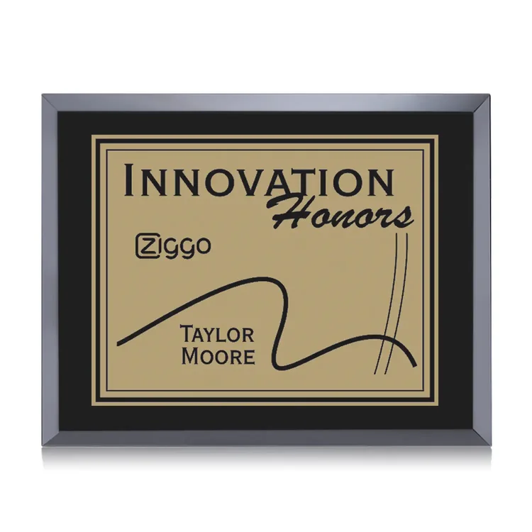 Avonlea Everett Plaque - Black Gold #7