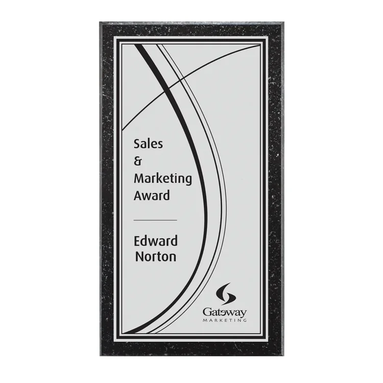 Baltimore Everett Plaque - Silver Tall #4