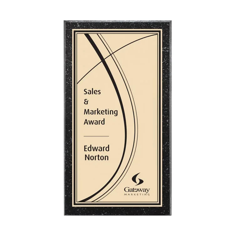 Baltimore Everett Plaque - Gold Tall #3