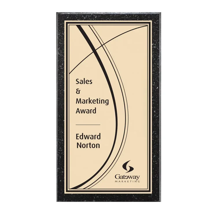 Baltimore Everett Plaque - Gold Tall #4