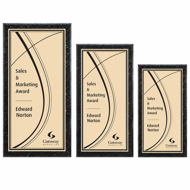 Baltimore Everett Plaque - Gold Tall