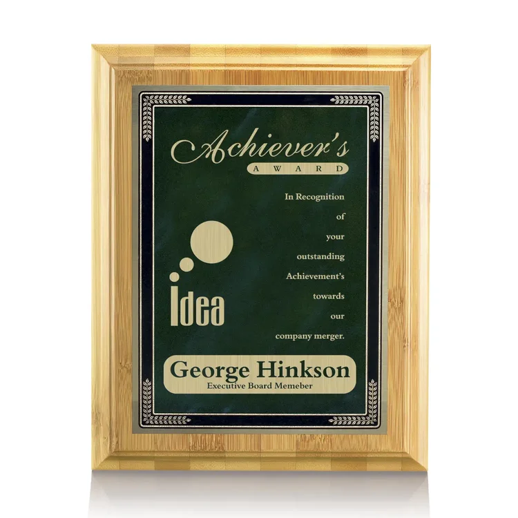 Bamboo Cardinal Plaque #6