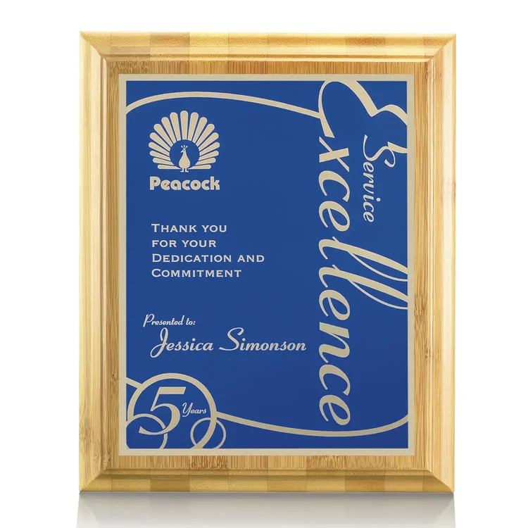 Bamboo Marietta Plaque #10