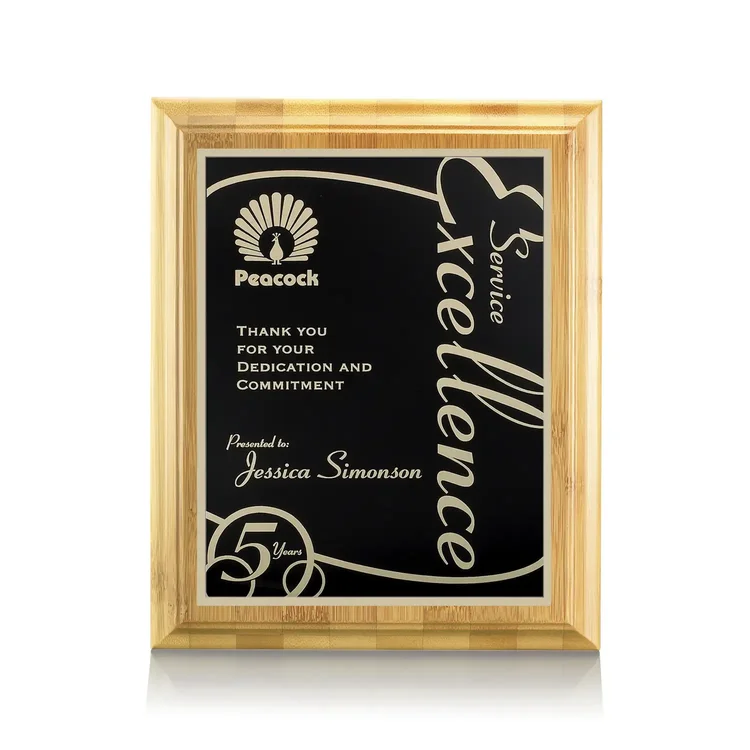 Bamboo Marietta Plaque #11