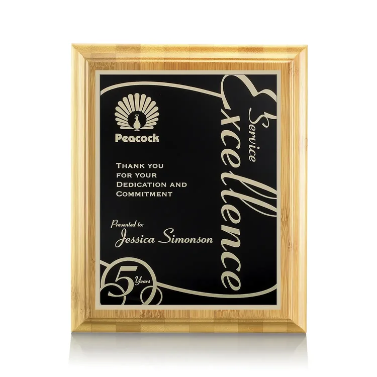 Bamboo Marietta Plaque #12