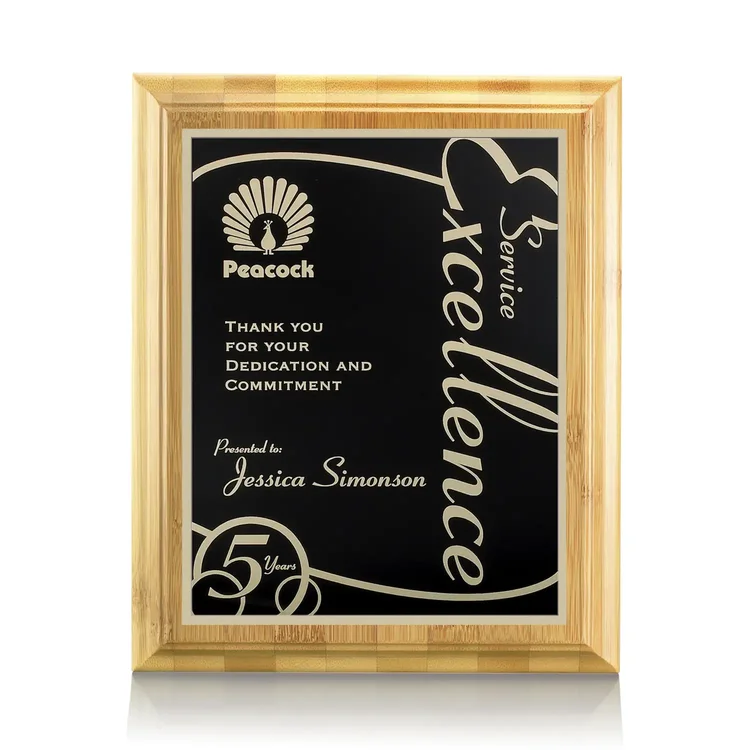 Bamboo Marietta Plaque #13
