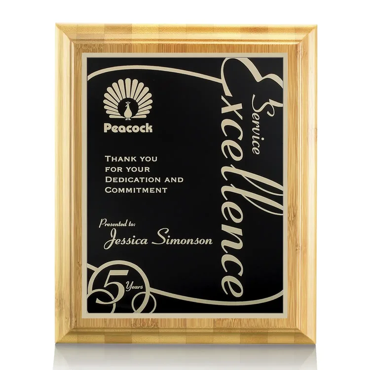 Bamboo Marietta Plaque #15
