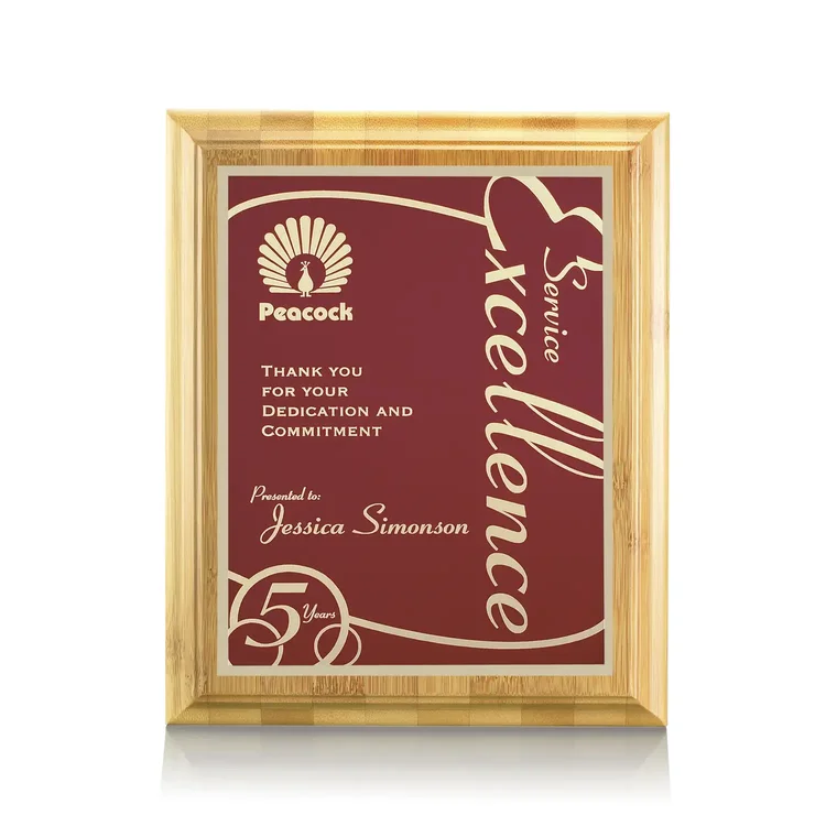 Bamboo Marietta Plaque #2
