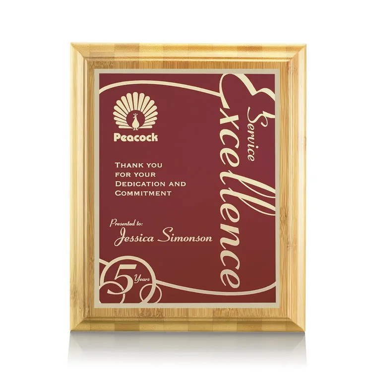 Bamboo Marietta Plaque #3