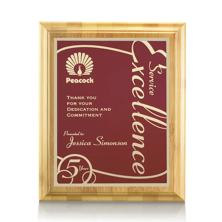 Bamboo Marietta Plaque #4