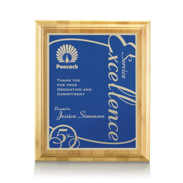 Bamboo Marietta Plaque #7