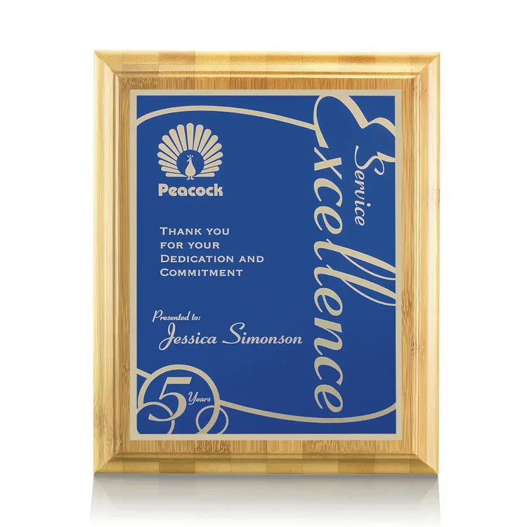 Bamboo Marietta Plaque #8