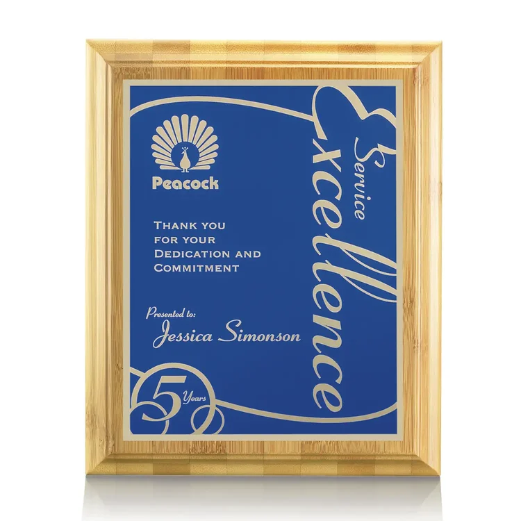 Bamboo Marietta Plaque #9
