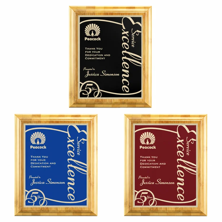 Bamboo Marietta Plaque