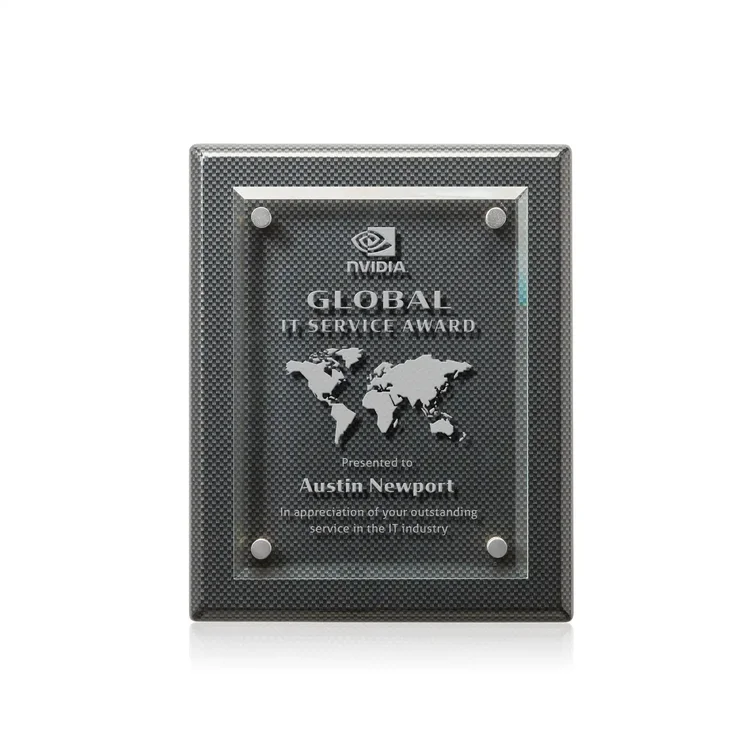 Caledon Plaque - Carbon Fibre Silver #3