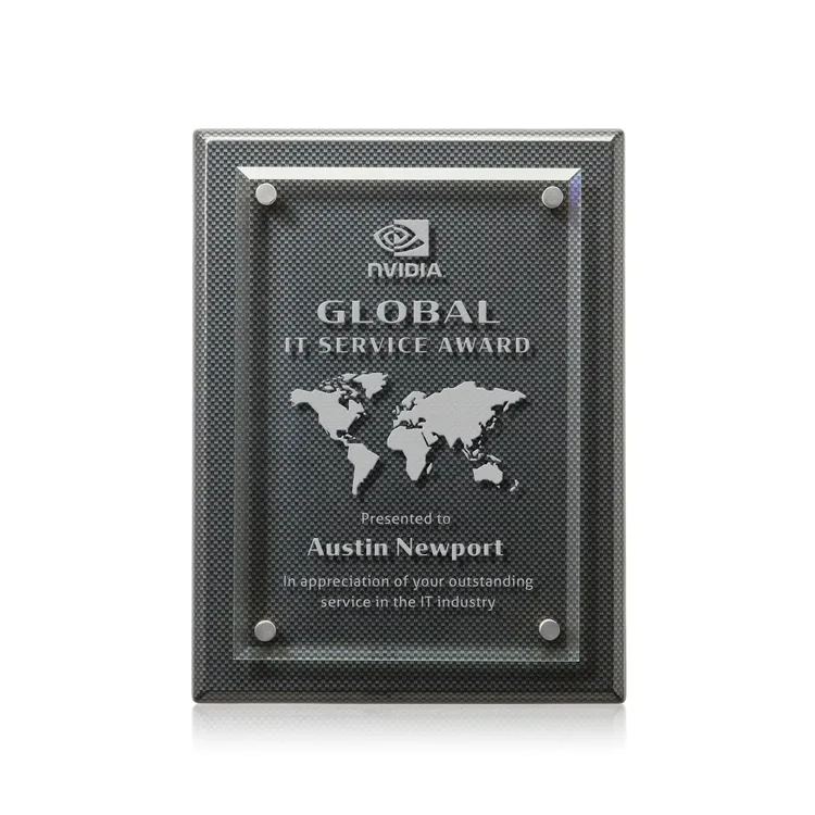 Caledon Plaque - Carbon Fibre Silver #4