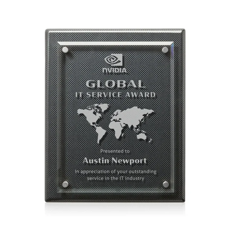 Caledon Plaque - Carbon Fibre Silver #5