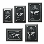 Plaque Caledon - Fibre de carbone et Argent