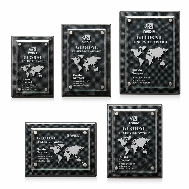 Caledon Plaque - Carbon Fibre Silver