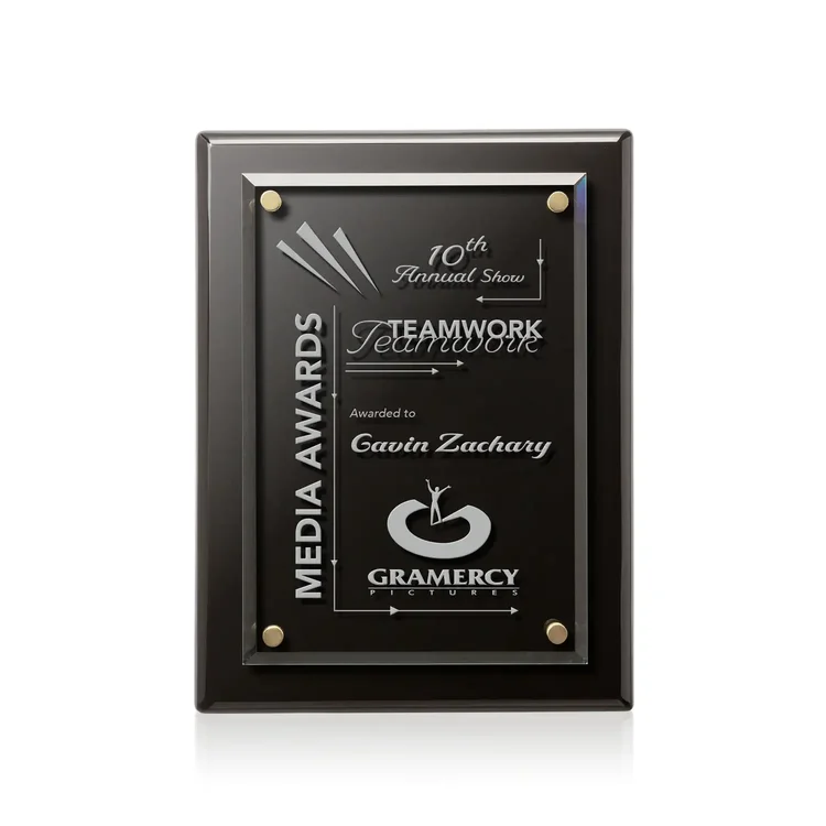 Caledon Plaque - Black Silver #10