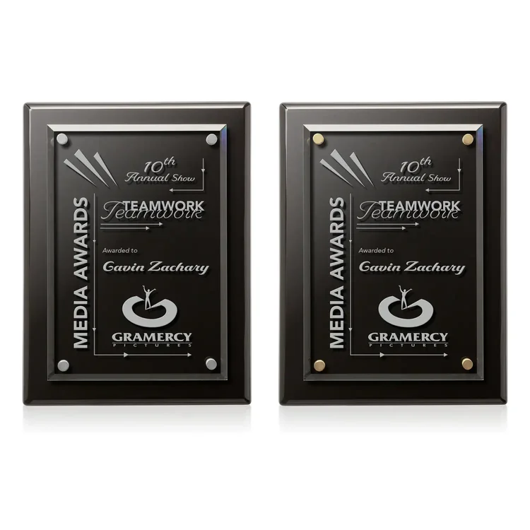 Caledon Plaque - Black Silver #11
