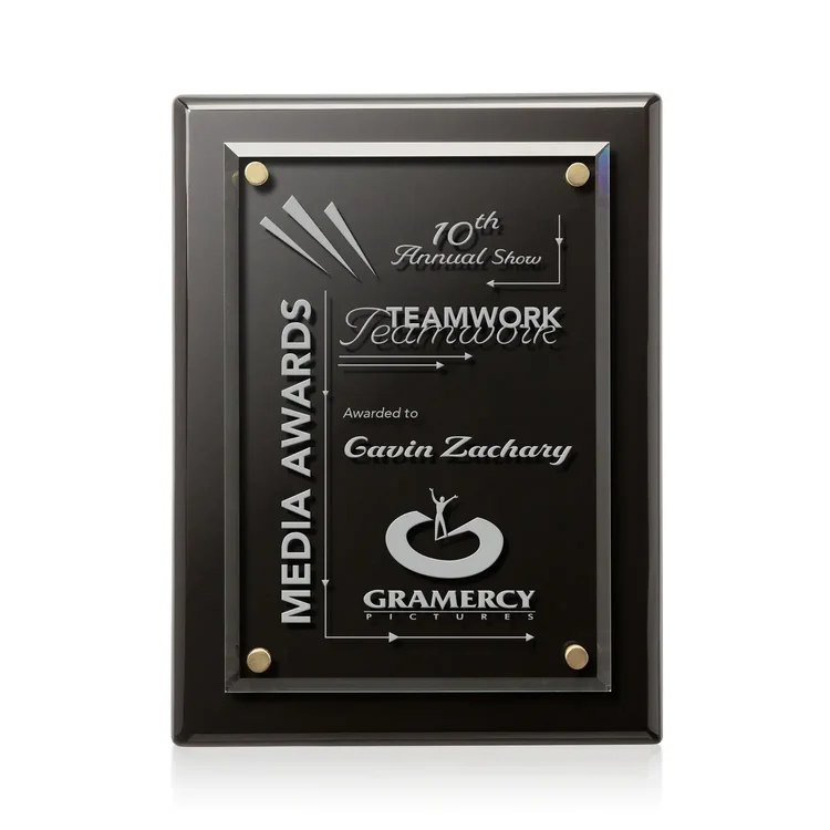 Caledon Plaque - Black Silver #13