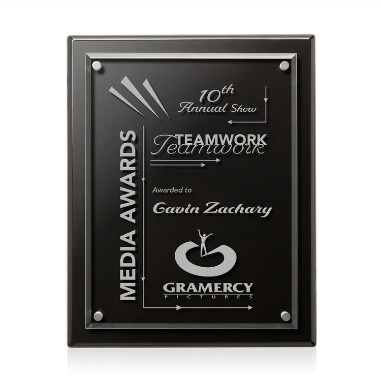 Caledon Plaque - Black Silver #15
