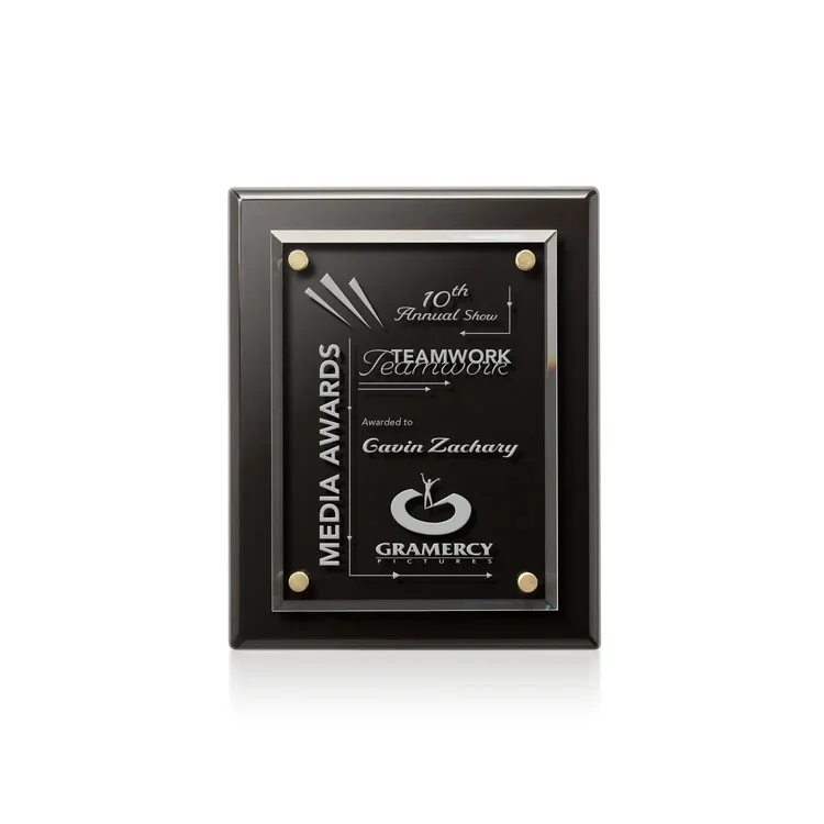Caledon Plaque - Black Silver #4