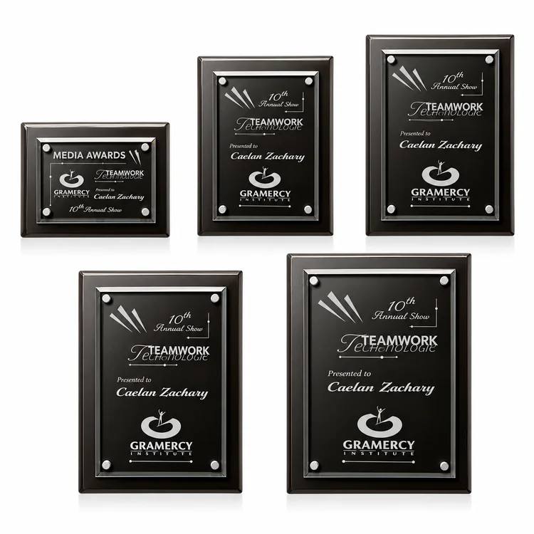 Caledon Plaque - Black Silver