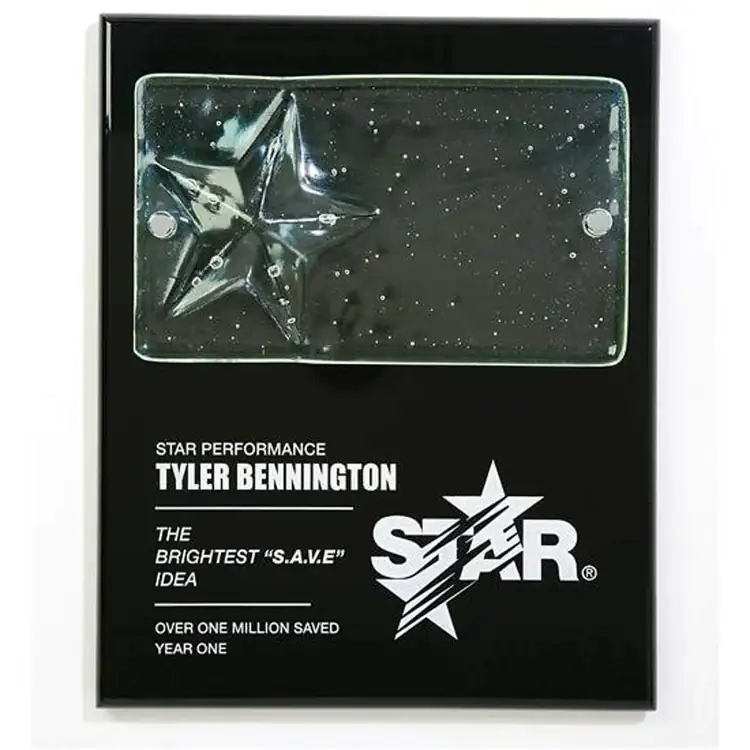 Plaque Cast Star
