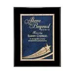 Plaque Comet - Noir/Bleu 8 x 10 po