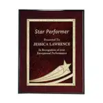 Plaque Comet - Or/Bois de Rose 8 x 10 po