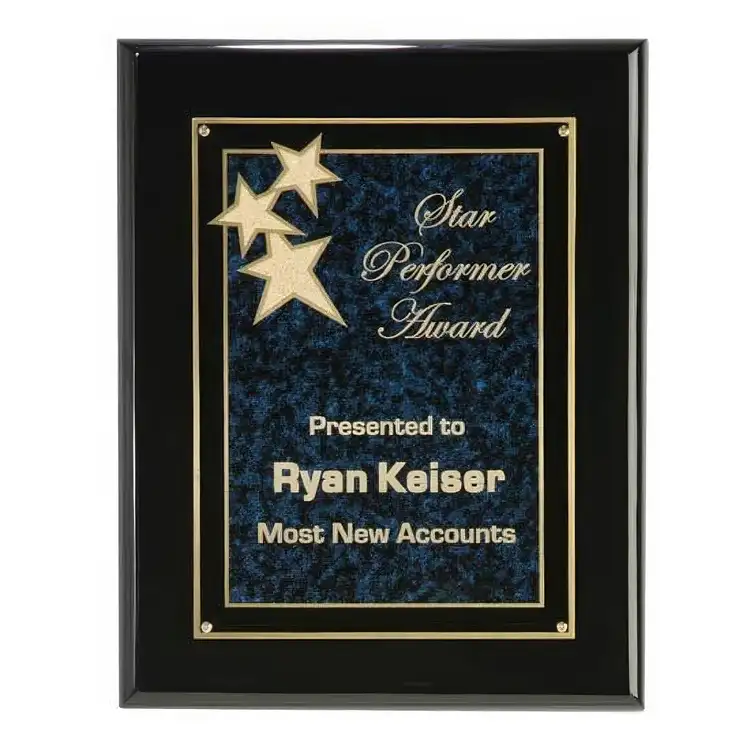 Plaque Constellation - Bleu 9 x 12 po