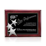 Plaque Constellation - Bois de Rose/Chrome 8 x 10 po