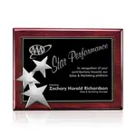 Plaque Constellation - Bois de Rose/Chrome 9 x 12 po