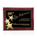 Plaque Constellation - Bois de Rose/Or 10.5 x 13 po