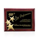 Plaque Constellation - Bois de Rose/Or 8 x 10 po