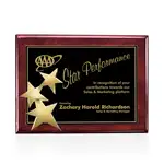 Plaque Constellation - Bois de Rose/Or 9 x 12 po