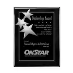 Plaque Constellation - Noir/Chrome 10.5 x 13 po