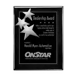 Plaque Constellation - Noir/Chrome 12 x 15 po